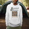 Bookshelf Wealth Billionaire Book Collector Collection Men Hoodie