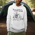 Teach Children To Worship Satan Satanic Demon Devil Book Men Hoodie