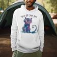 We'Re All Mad Here Cheshire Cat Alice Wonderland Book Boys Men Hoodie