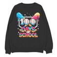 100 Days Of School Ice Cream Baseball Player For Kids Boys Unisex Sweatshirt