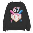 6 7 Baseball Dripping Six Seven Gen Alpha Slang Unisex Sweatshirt 6 7 Baseball Dripping Six Seven Gen Alpha Slang Unisex Sweatshirt