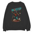 Backstop Catcher Baseball Graphic Unisex Sweatshirt Backstop Catcher Baseball Graphic Unisex Sweatshirt