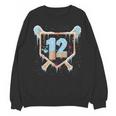 Baseball 12 Year Old Ice Cream Drip 12th Birthday Boys Unisex Sweatshirt Baseball 12 Year Old Ice Cream Drip 12th Birthday Boys Unisex Sweatshirt