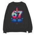 Baseball Bat Hands Drip 67 Six Seven Gen Alpha Slang Meme Unisex Sweatshirt Baseball Bat Hands Drip 67 Six Seven Gen Alpha Slang Meme Unisex Sweatshirt