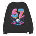Baseball Drip Number 67 Player 67Th Birthday Baseball Meme Unisex Sweatshirt