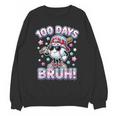 Baseball Ice Cram Drip 100 Days Of School 100th Boys Youth Unisex Sweatshirt