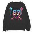 Baseball Ice Cream Drip Number 67 Player 67th Birthday Unisex Sweatshirt Baseball Ice Cream Drip Number 67 Player 67th Birthday Unisex Sweatshirt