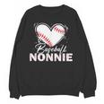 Baseball Nonnie Baseball Heart Unisex Sweatshirt Baseball Nonnie Baseball Heart Unisex Sweatshirt