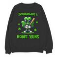 Baseball St Patrick's Day Irish Shamrock Trendy Unisex Sweatshirt