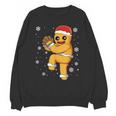 Gingerbread Man Baseball Christmas Unisex Sweatshirt