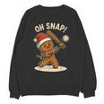 Oh Snap Gingerbreadman Baseball Christmas Men Boys Toddlers Unisex Sweatshirt