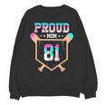 Proud Mom Baseball Player Number 81 Ice Cream Drip Unisex Sweatshirt Proud Mom Baseball Player Number 81 Ice Cream Drip Unisex Sweatshirt
