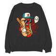 Retro Vintage Baseball Hot Dogs Unisex Sweatshirt