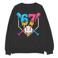 Six Seven Baseball Ice Cream Drip Cool 67 Gen Alpha Slang Unisex Sweatshirt Six Seven Baseball Ice Cream Drip Cool 67 Gen Alpha Slang Unisex Sweatshirt