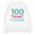 100 Days Of School Drip Ice Cream Baseball For Teacher Kids Premium Tri-Blend Unisex Sweatshirt