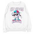67 Meme Six Seven Baseball Ice Cream Drip Girls Boys Premium Tri-Blend Unisex Sweatshirt