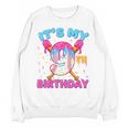 9th Birthday Baseball 9 Year Old Ice Cream Drip Boy Baseball Premium Tri-Blend Unisex Sweatshirt