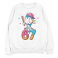 Baseball Drip Number 67 Six Seven Meme Ice Cream Dripping Unisex Sweatshirt Baseball Drip Number 67 Six Seven Meme Ice Cream Dripping Unisex Sweatshirt