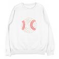 Baseball Gigi Distressed Vintage Grandma Game Day Unisex Sweatshirt