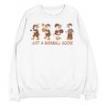 Baseball Goose Baseball Silly Goose Game Day Sports Unisex Sweatshirt Baseball Goose Baseball Silly Goose Game Day Sports Unisex Sweatshirt