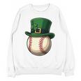 Baseball Leprechaun Hat Saint Patrick Retro Unisex Sweatshirt Baseball Leprechaun Hat Saint Patrick Retro Unisex Sweatshirt