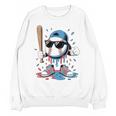 Baseball Lifestyle Apparel Youth Baseball Ice Cream Drip Unisex Sweatshirt Baseball Lifestyle Apparel Youth Baseball Ice Cream Drip Unisex Sweatshirt