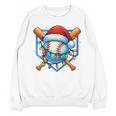 Christmas Baseball Drip For Boys Kids Ice Cream Drip Unisex Sweatshirt