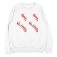 Distressed Baseball Number 44 Jersey Uniform Player Fan Unisex Sweatshirt