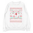 Ho Ho Homerun Baseball Ugly Christmas Sweater Party Hitter Unisex Sweatshirt
