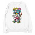 Ice Cream Drip Baseball Party 100 Days Of School Teacher Unisex Sweatshirt Ice Cream Drip Baseball Party 100 Days Of School Teacher Unisex Sweatshirt
