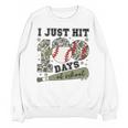Kids I Just Hit 100 Days Boys 100 Days Of School Baseball Kids Unisex Sweatshirt Kids I Just Hit 100 Days Boys 100 Days Of School Baseball Kids Unisex Sweatshirt