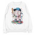 Melting Slime Sprinkle Baseball Mascot With Bat Unisex Sweatshirt Melting Slime Sprinkle Baseball Mascot With Bat Unisex Sweatshirt