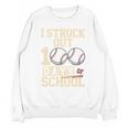 I Struck Out 100 Days Of School Baseball Fan Students Batter Premium Tri-Blend Unisex Sweatshirt I Struck Out 100 Days Of School Baseball Fan Students Batter Premium Tri-Blend Unisex Sweatshirt
