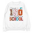 I Survived 100 Days Baseball Football Basketball School Kids Unisex Sweatshirt