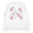 Vintage Distressed Baseball Number 34 Jersey Player Uniform Unisex Sweatshirt Vintage Distressed Baseball Number 34 Jersey Player Uniform Unisex Sweatshirt