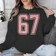 6 7 Number 67 Baseball Meme Tee For Women Unisex Sweatshirt 6 7 Number 67 Baseball Meme Tee For Women Unisex Sweatshirt