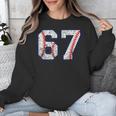 67 Sports Meme – Baseball Number 6 7 Unisex Sweatshirt