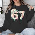 Baseball 67 Drip Six Seven Baseball Dripping Boys Kids Unisex Sweatshirt