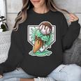 Baseball Boys Ice Cream Drip Baseball Boys Youth Mint Choco Unisex Sweatshirt