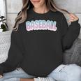 Baseball Bubble Letter Unisex Sweatshirt