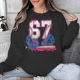 Baseball Drip 67 Meme Six Seven 6-7 Gen Alpha Slang Unisex Sweatshirt