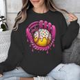 Baseball Drip Pink Glove Respect The Drip Youth Boys Girls Unisex Sweatshirt