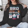 Baseball Ice Cream Drip Bro Of The Birthday Boy Unisex Sweatshirt