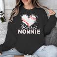 Baseball Nonnie Baseball Heart Unisex Sweatshirt Baseball Nonnie Baseball Heart Unisex Sweatshirt