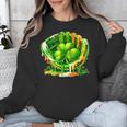 Baseball St Patricks Day Carnival Party Ice Cream Drip Boys Unisex Sweatshirt