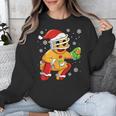 Christmas Gingerbread Man Baseball Player Catcher Unisex Sweatshirt Christmas Gingerbread Man Baseball Player Catcher Unisex Sweatshirt
