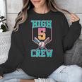 Hi 5 Birthday Party Decorations For Boy Baseball Drip 5th Unisex Sweatshirt Hi 5 Birthday Party Decorations For Boy Baseball Drip 5th Unisex Sweatshirt