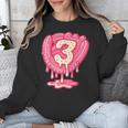 Ice Cream Baseball Glove 3rd Birthday Edition Unisex Sweatshirt Ice Cream Baseball Glove 3rd Birthday Edition Unisex Sweatshirt