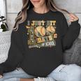 I Just Hit 100 Days Of School Baseball Teacher Student Retro Unisex Sweatshirt