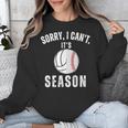 Sorry I Can't It's Volleyball Baseball Season Mom Of Both Unisex Sweatshirt Sorry I Can't It's Volleyball Baseball Season Mom Of Both Unisex Sweatshirt